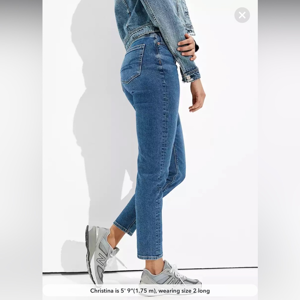 American Eagle mom jeans size 14, new with tag - Picture 3 of 9